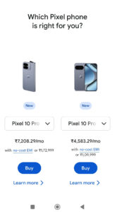 Notice how the price jump between the middle and high tier is always smaller than the jump from low to middle